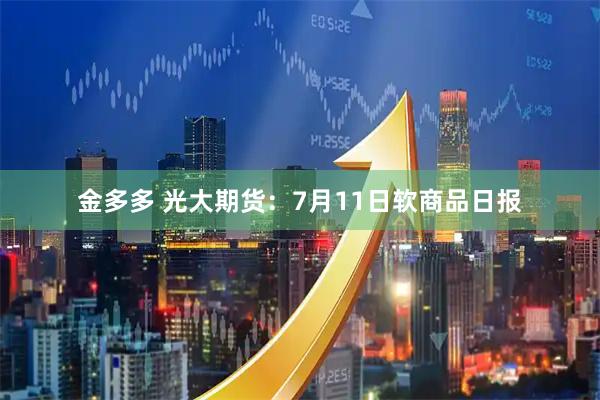 金多多 光大期货:7月11日软商品日报